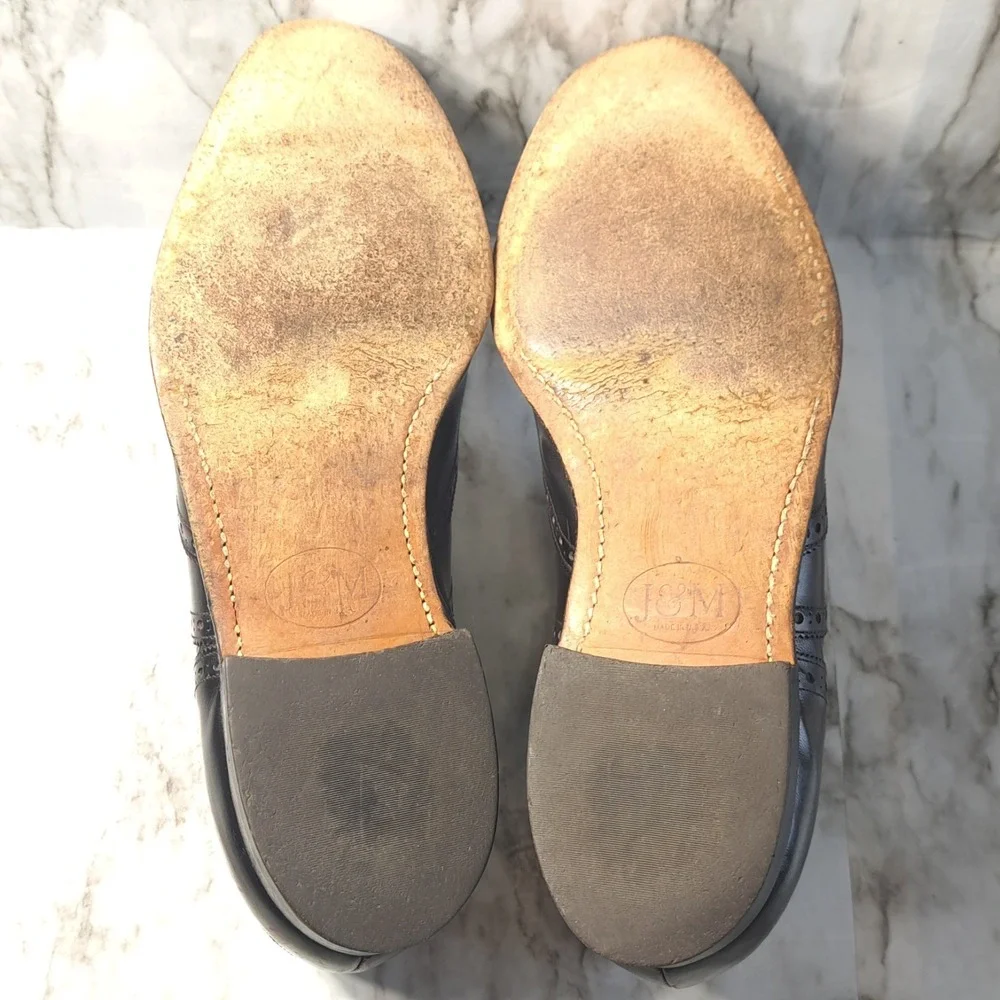 Johnston & Murphy Heritage 1850 Men Oxfords Dress Shoes Office 10 1/2 Cordovan‎